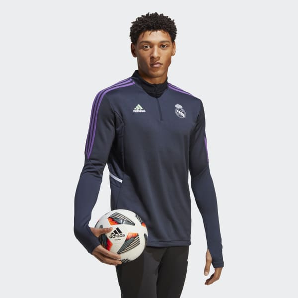 Baya Gasto entrar Sudadera entrenamiento Real Madrid Condivo 22 - Azul adidas | adidas España