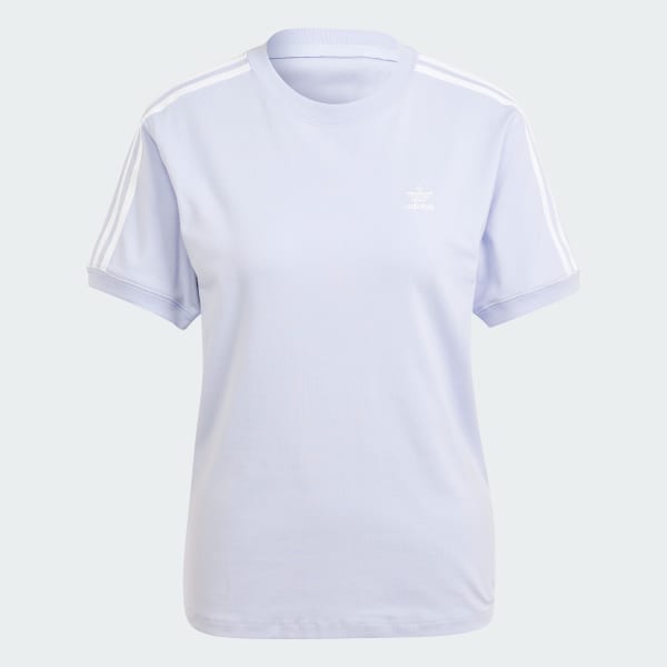 パープル スリーストライプスTシャツ