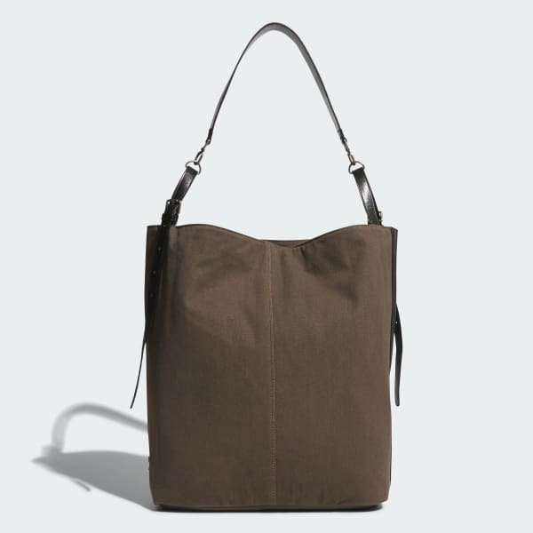 Brown 벨티드 토트백