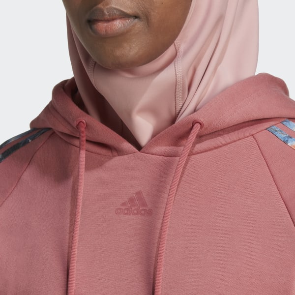 Rood Allover Print Hoodie