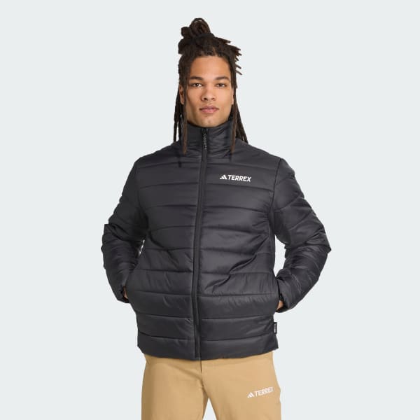 cierna Zateplená bunda adidas Terrex Multi Essentials