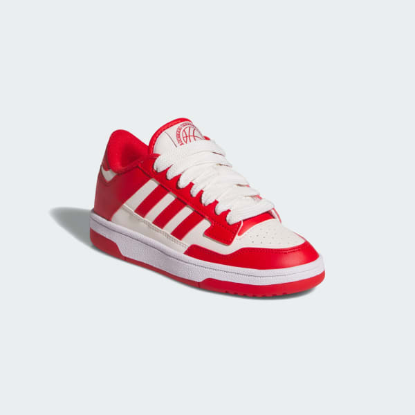 Red Rapid Court Low Shoes