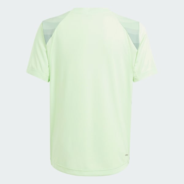 Verde T-shirt da tennis Pro Junior