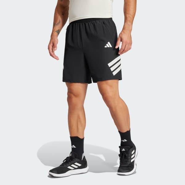Black Icon 3-Stripes Shorts