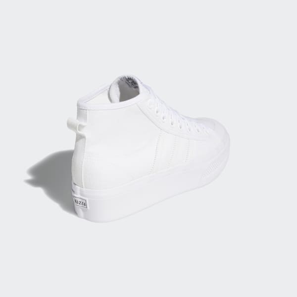 adidas Women's Nizza Platform Mid Shoes - White