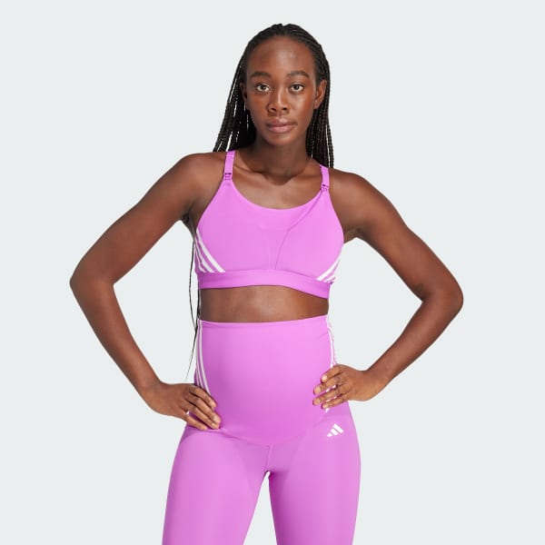 Purpura Top Deportivo Powerimpact Luxe Soporte Medio (Maternidad)