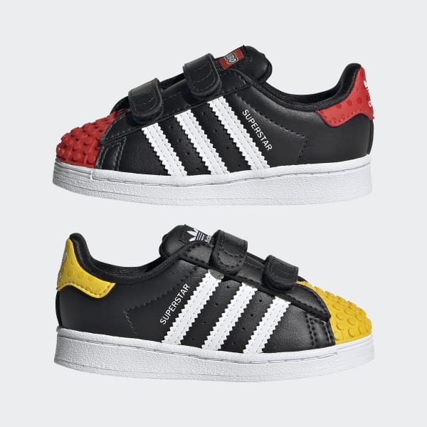 Siyah adidas Superstar x LEGO® Ayakkabı LUU39