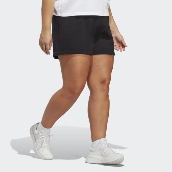 Sort Essentials Linear French Terry Plus Size shorts