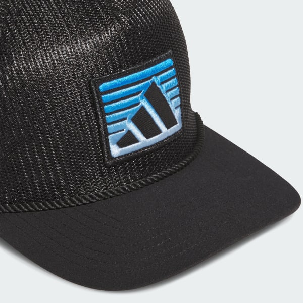 Negro GORRA ROPE DE 5 PANELES