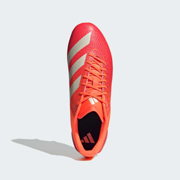 Red Adizero RS15 Pro Soft Ground Rugby Boots