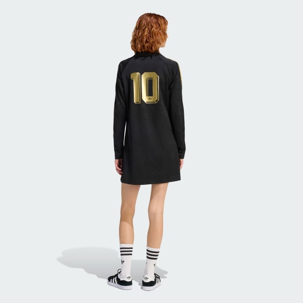 Black ADIDAS ORIGINALS X LIBERTY LONDON DRESS