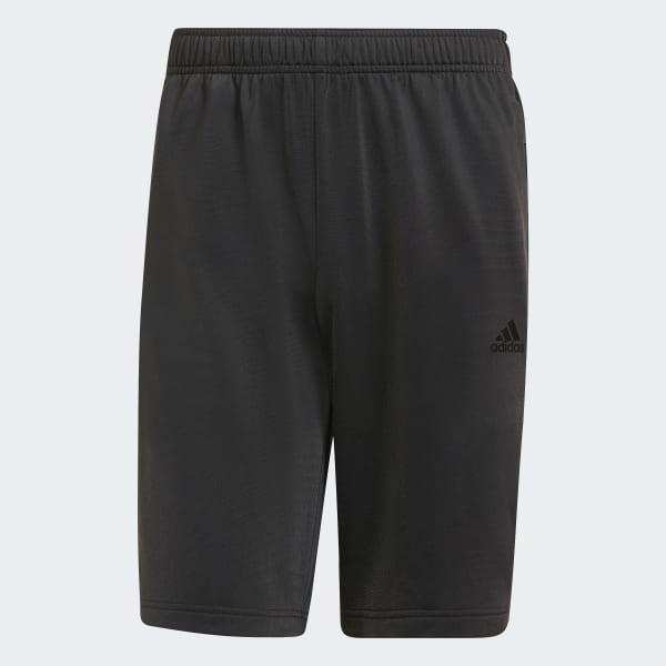Grey Primegreen Essentials Warm-Up 3-Stripes Shorts TJ502