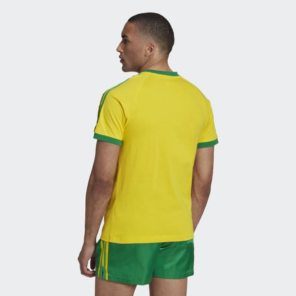 Amarillo Playera 3 franjas DC815