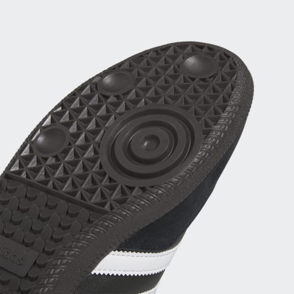 Black Samba Leather Shoes 10075