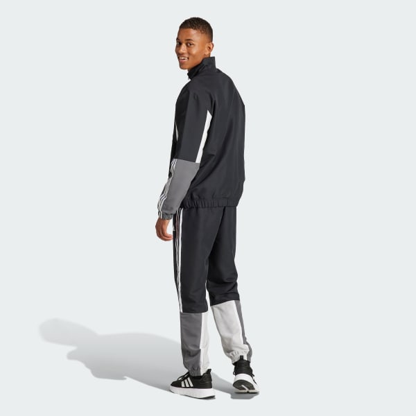 cerná Sportovní souprava Sportswear Colorblock 3-Stripes