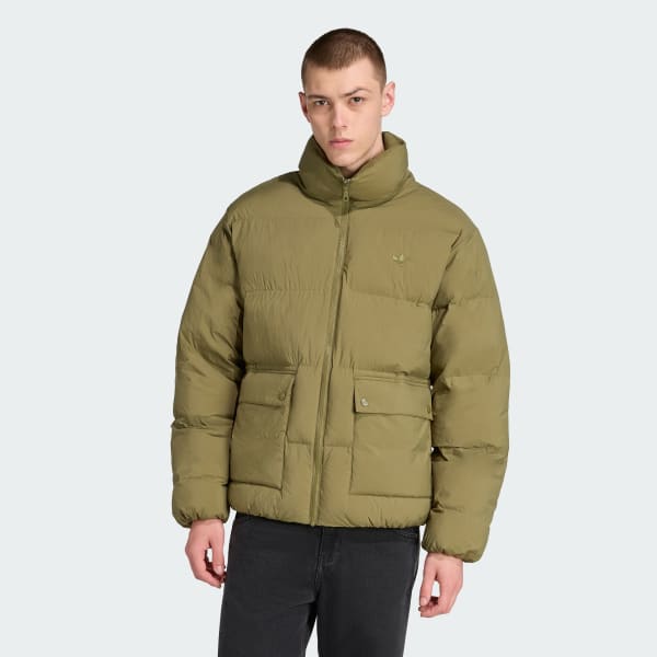 Gron adidas Originals Synthetic dunjakke