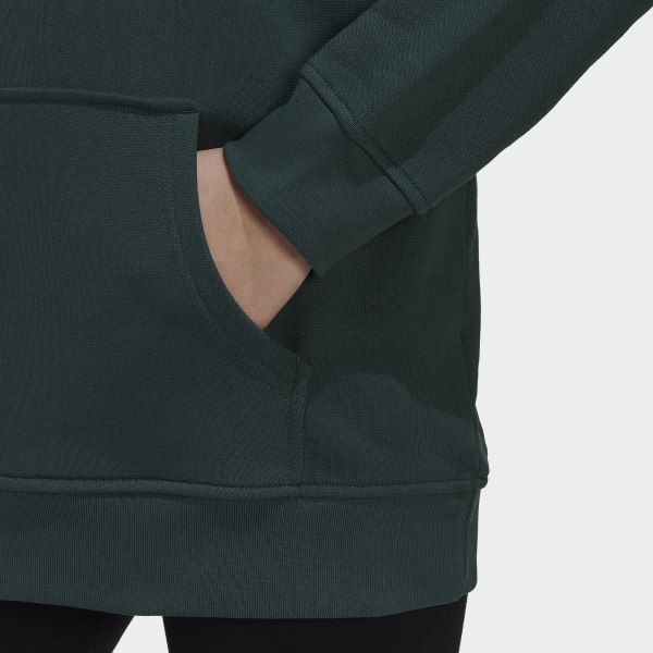 Adidas Originals Adicolor Trefoil Hoodie In Green - Green, ModeSens