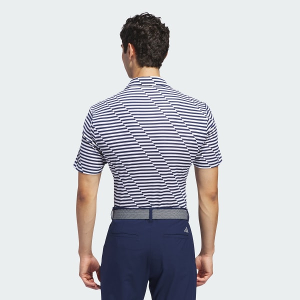 Blue Ultimate365 Mesh Print Polo