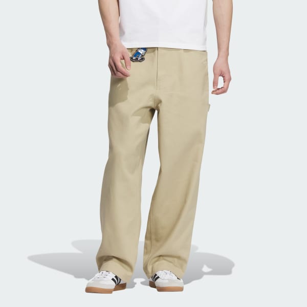 Beige City Skate Loose Pants