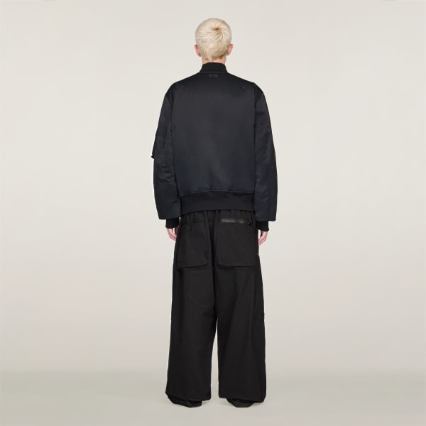 Sort Y-3 bomberjakke