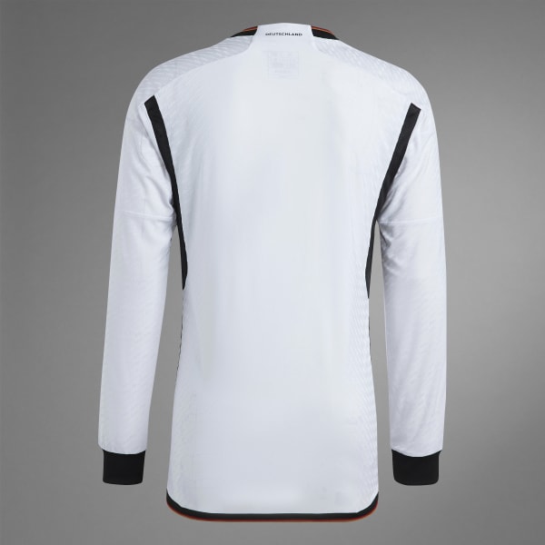 White Germany 22 Long Sleeve Home Authentic Jersey IR616