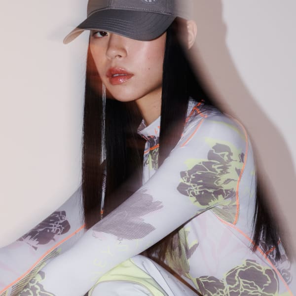 White adidas by Stella McCartney Long Sleeve Cropped Tee