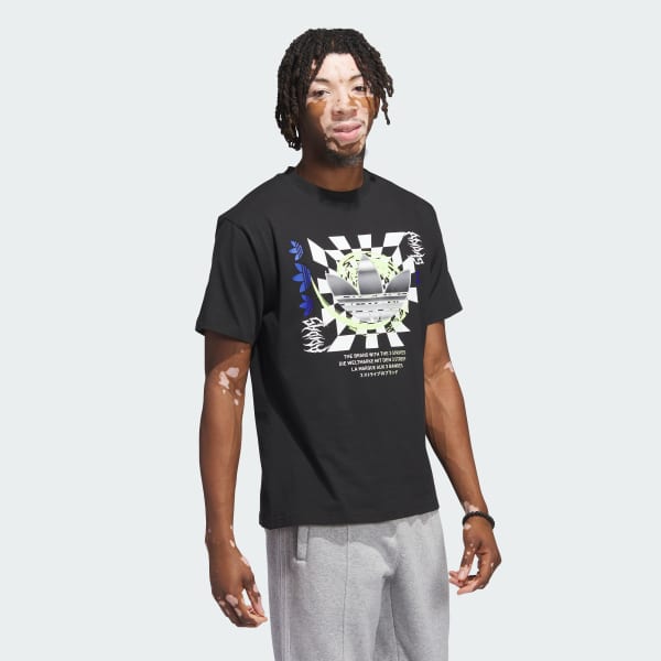 Adidas graphic outlet t shirt