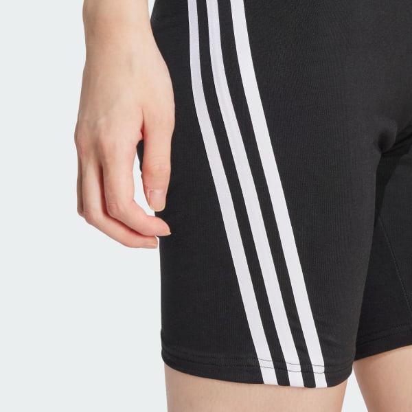adidas Essentials 3-Stripes Bike Shorts - Black