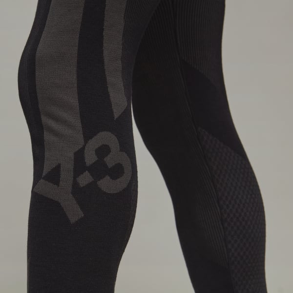 Black Y-3 Classic Running Tights H1945
