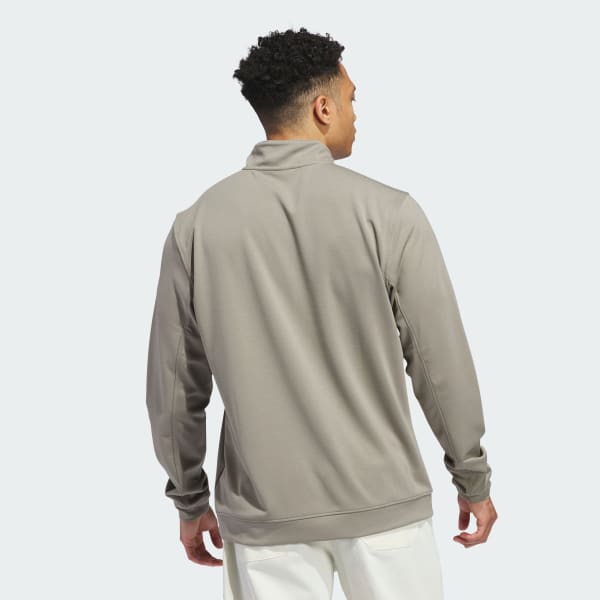 Green Elevated 1/4-Zip Sweatshirt