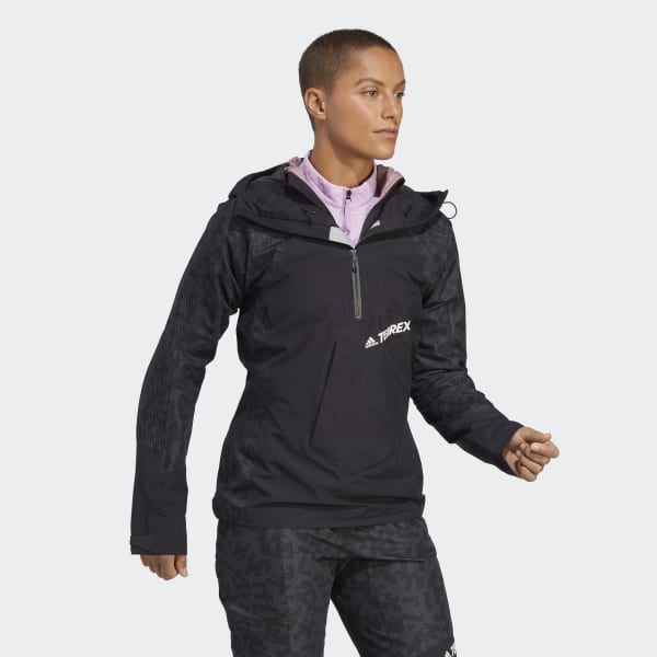 Svart Terrex Techrock RAIN.RDY Anorak