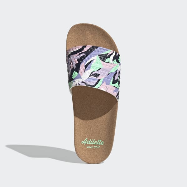Verde Ojotas Adilette Corcho