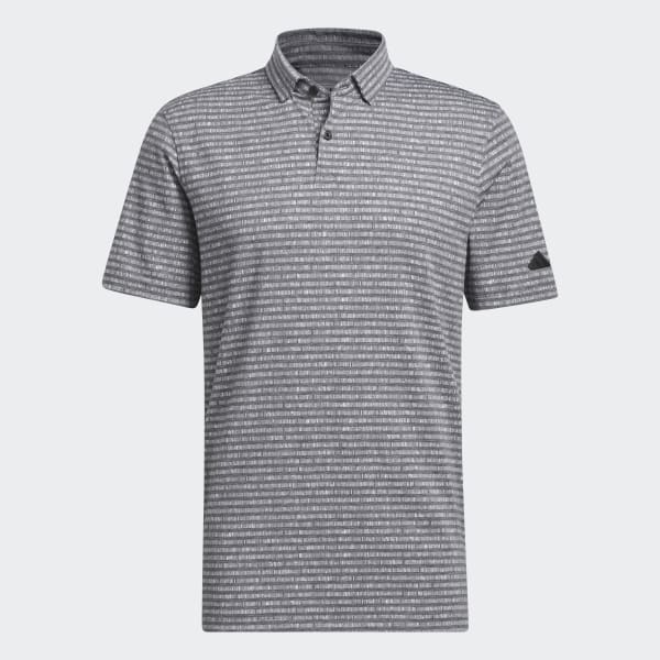 Black Go-To Striped Golf Polo Shirt