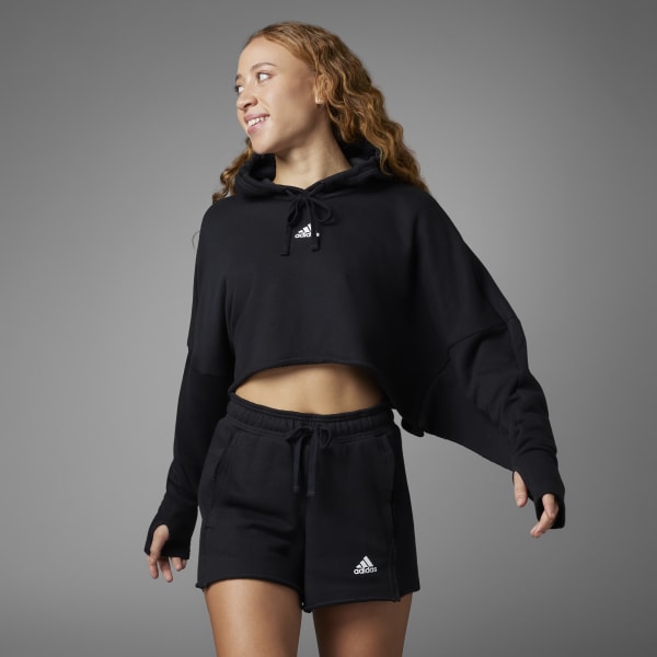 Black Collective Power High-Rise Relaxed Shorts