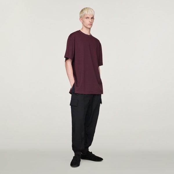 Bordo Y-3 Premium Kısa Kollu Tişört
