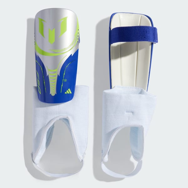 Ασημένιο Messi Match Shin Guards Kids