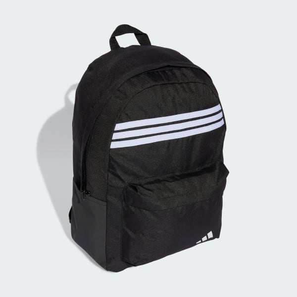 Noir Sac à dos Classic 3-Stripes Horizontal