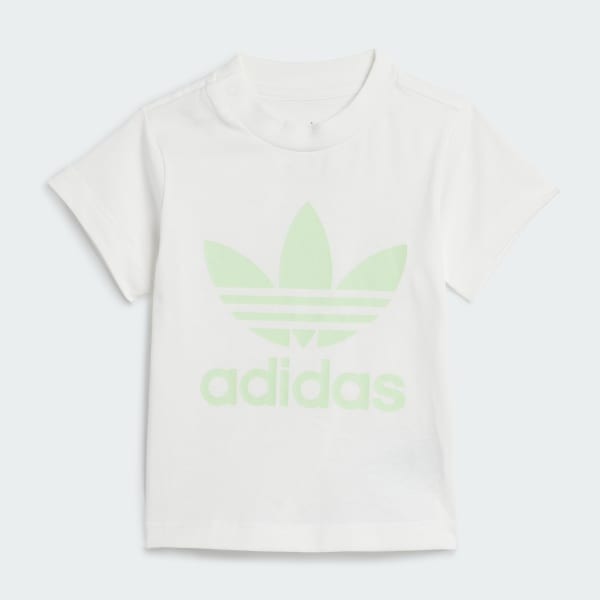 adidas Trefoil Shorts Tee Set Green adidas Thailand