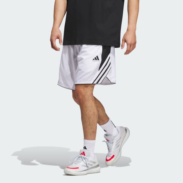 Branco Shorts adidas Crazy Lite