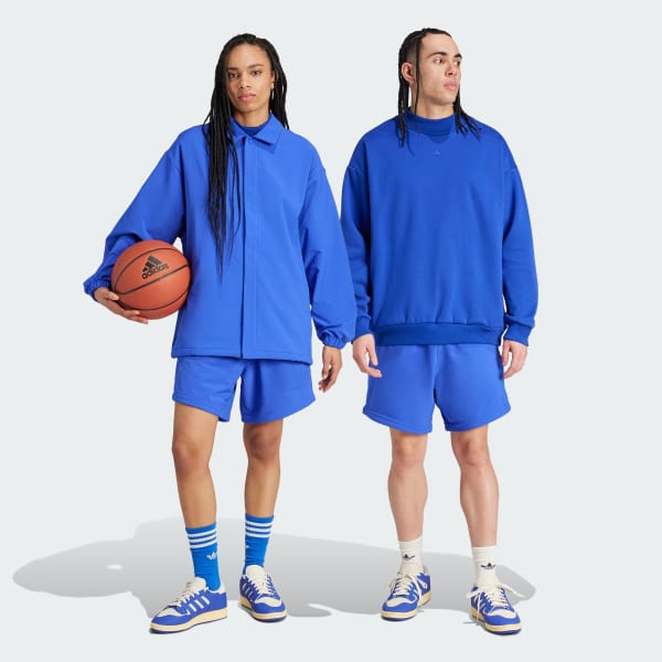 Bleu Short tissé adidas Basketball