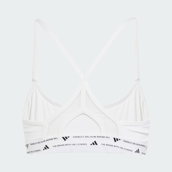 White Aeroreact Training Light-Support Bra
