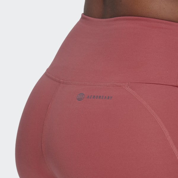 cervená Legíny Yoga Essentials High-Waisted Short CD734