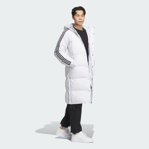White 3S 롱 다운 재킷