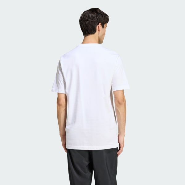 Blanco POLO GRAPHIC MINI EMBROIDERY FOOTBALL