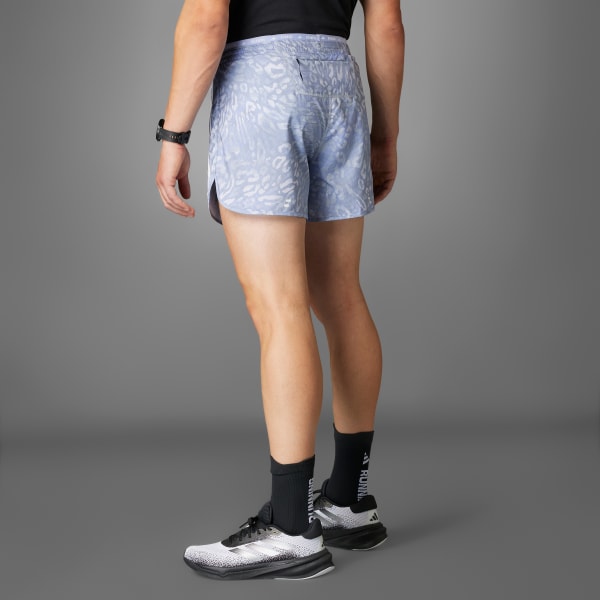 Gris Shorts Own the Run 3 Tiras