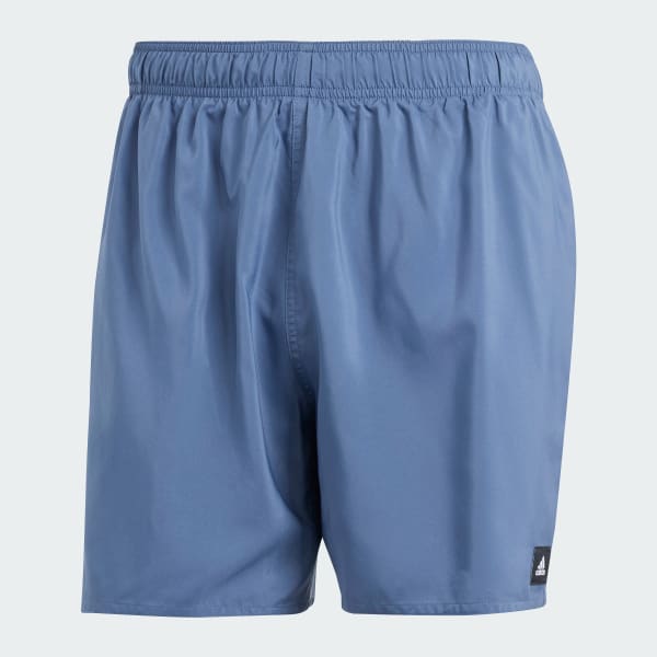 adidas Solid CLX Swim Blue | | - Men\'s Short-Length Swim Shorts adidas US