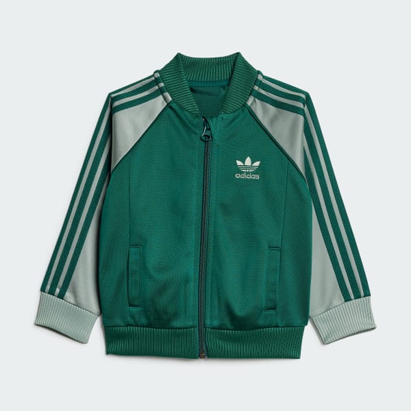 Green Adicolor SST Track Suit Kids