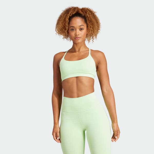 Free People COUNT ME IN BRA - Medium support sports bra - green