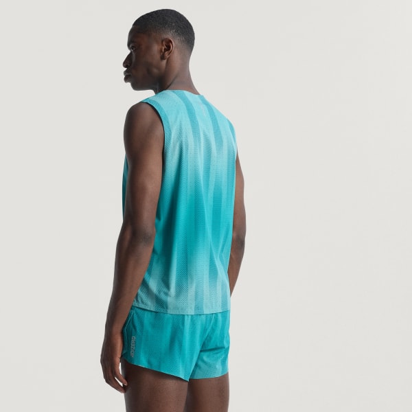 Turquoise 아디제로 BTN 러닝 싱글렛