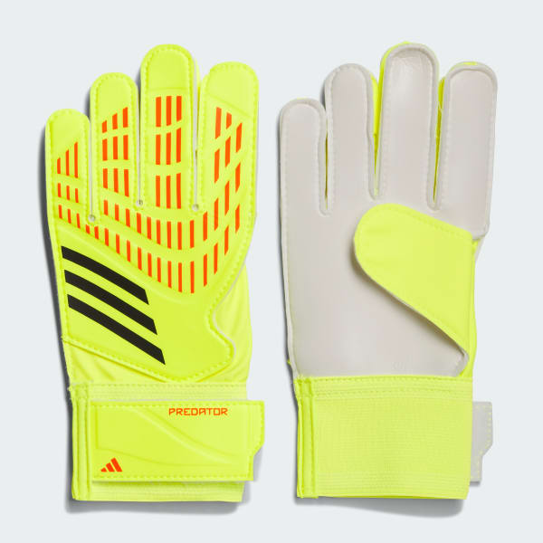 Yellow Predator Training Goalkeeper Gloves Kids